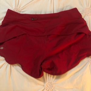 Lululemon speed up shorts. Tall length.